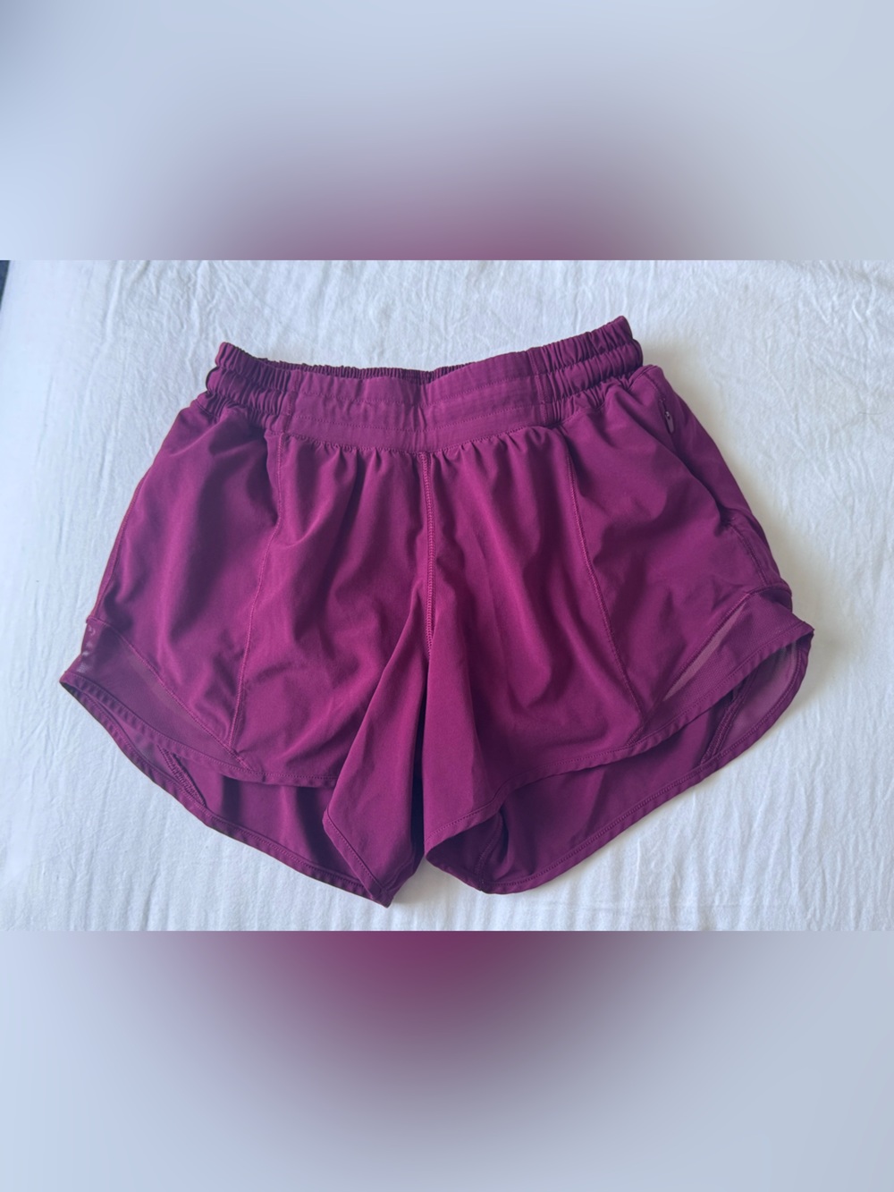 lululemon athletica Berry-Purple Athletic Shorts